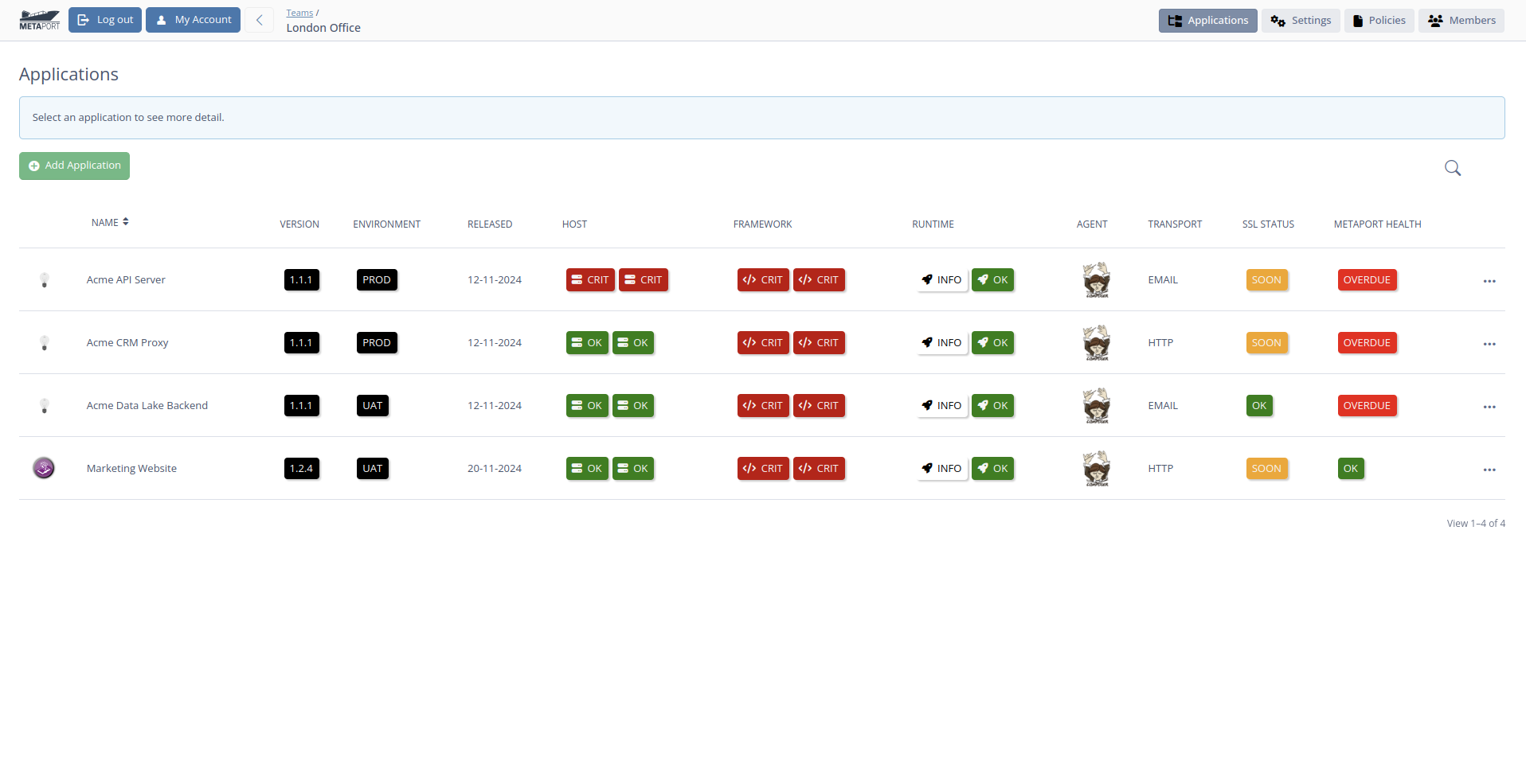 Metaport Screenshot 1